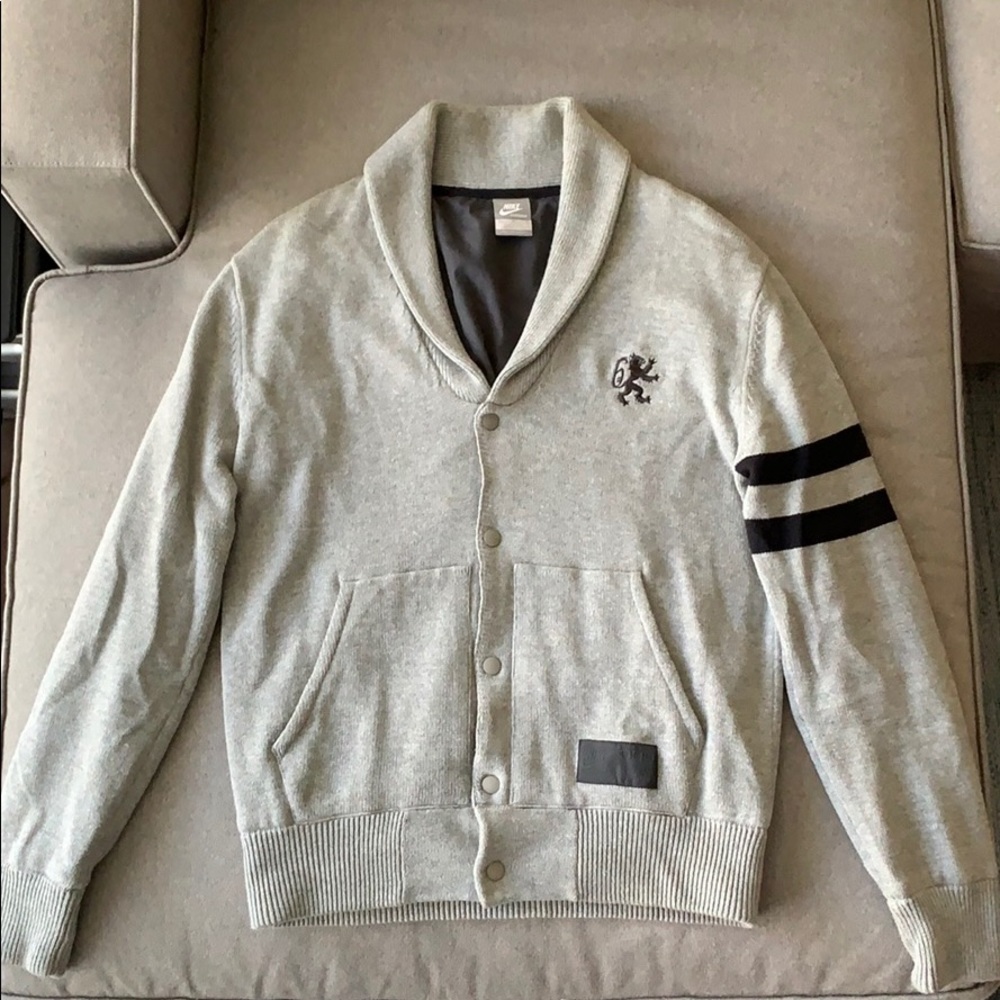 Nike LeBron James Varsity Shawl Collar Cardigan